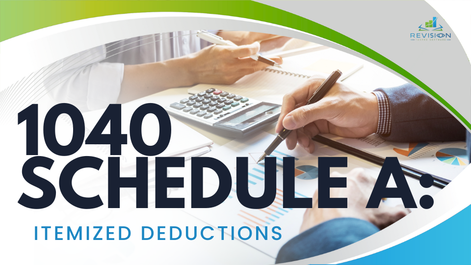 1040 Schedule A: Itemized Deductions