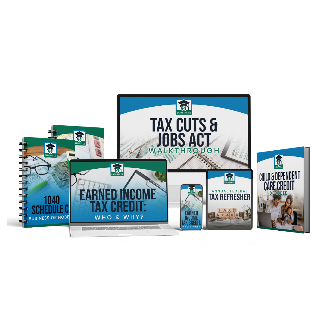 Earn Tax CE Call to Action