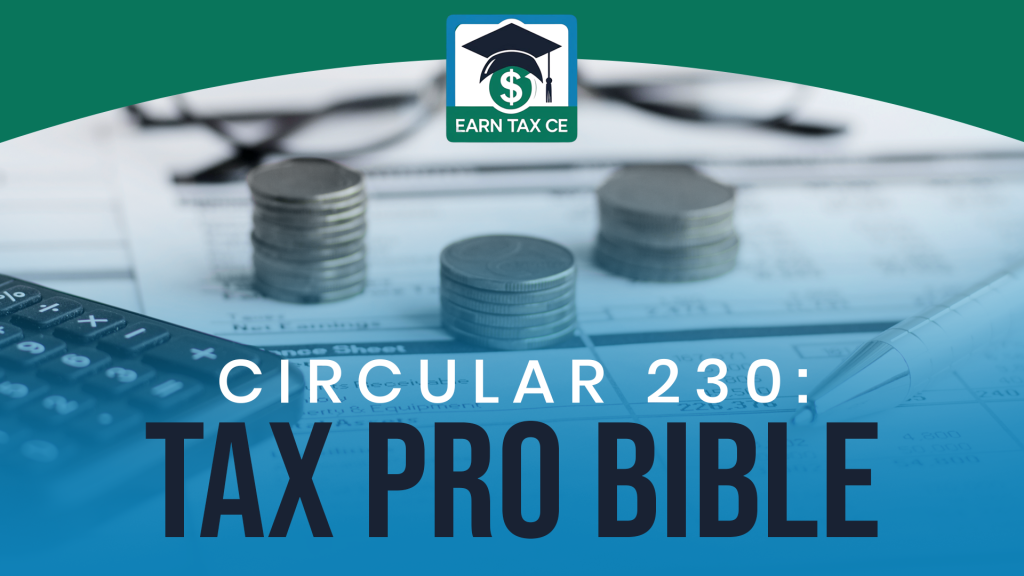Circular 230: Tax Pro Bible