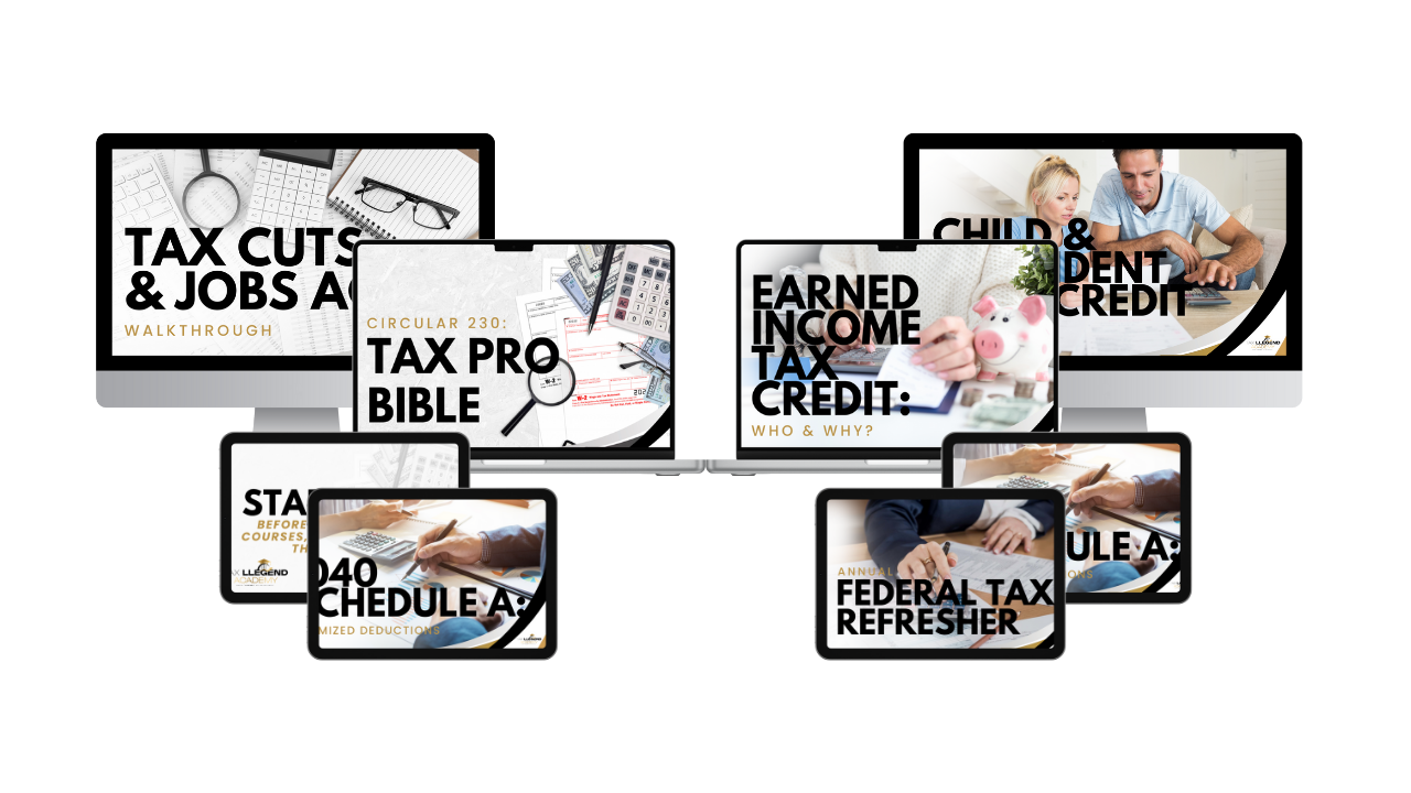Tax Llegend Academy preview