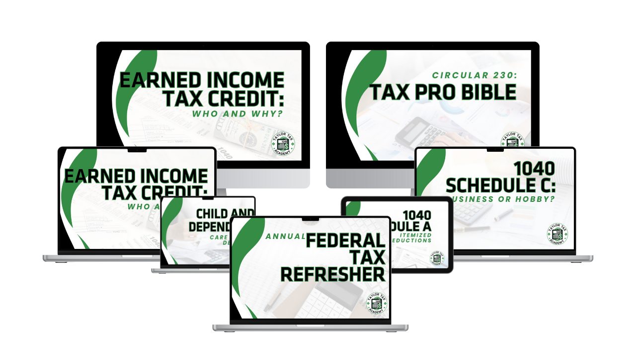 Taylor Tax Academy preview