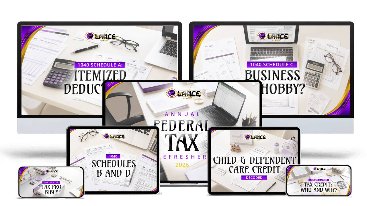 E Lance Tax Academy preview