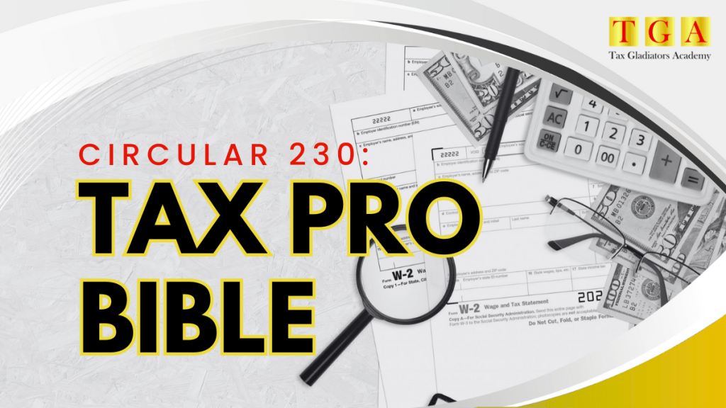 Circular 230: Tax Pro Bible
