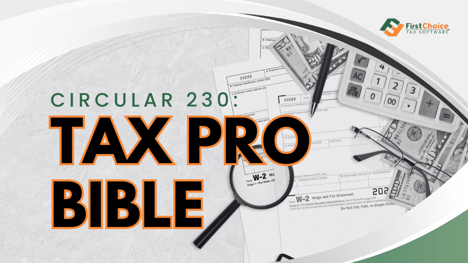 Circular 230: Tax Pro Bible