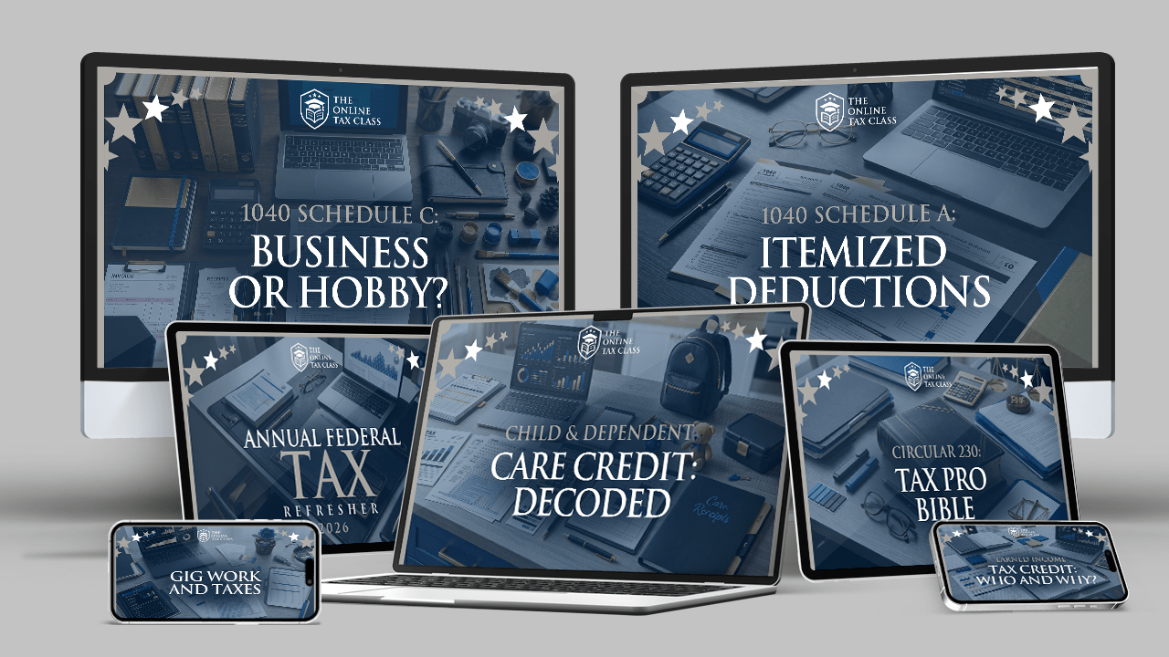 The Online Tax Class preview