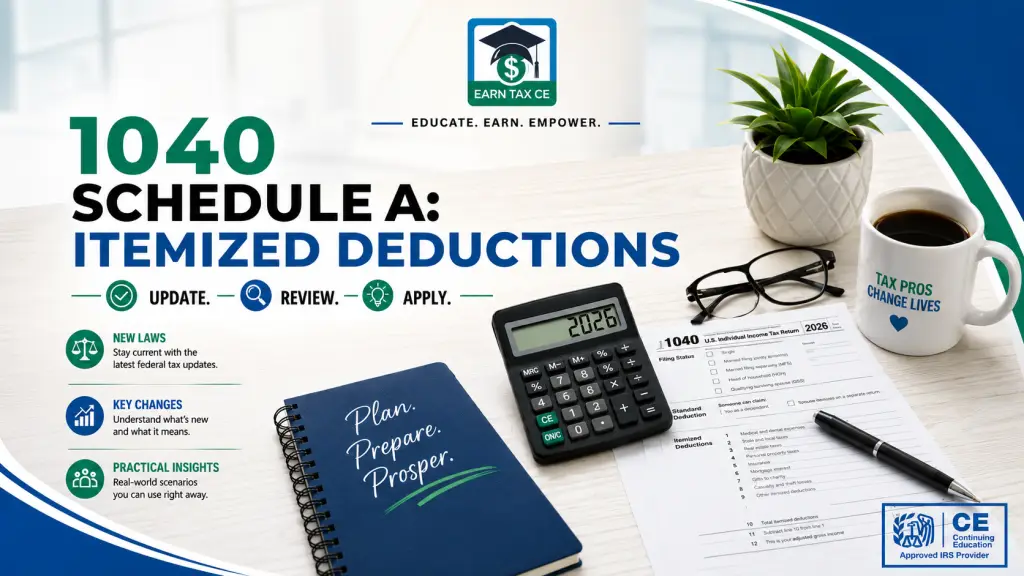 1040 Schedule A: Itemized Deductions