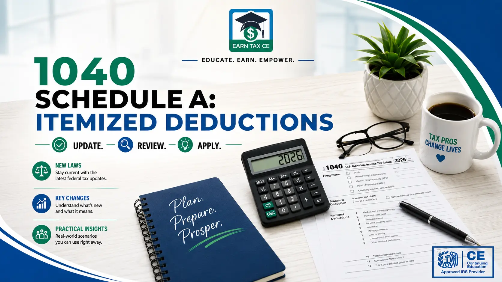 1040 Schedule A: Itemized Deductions