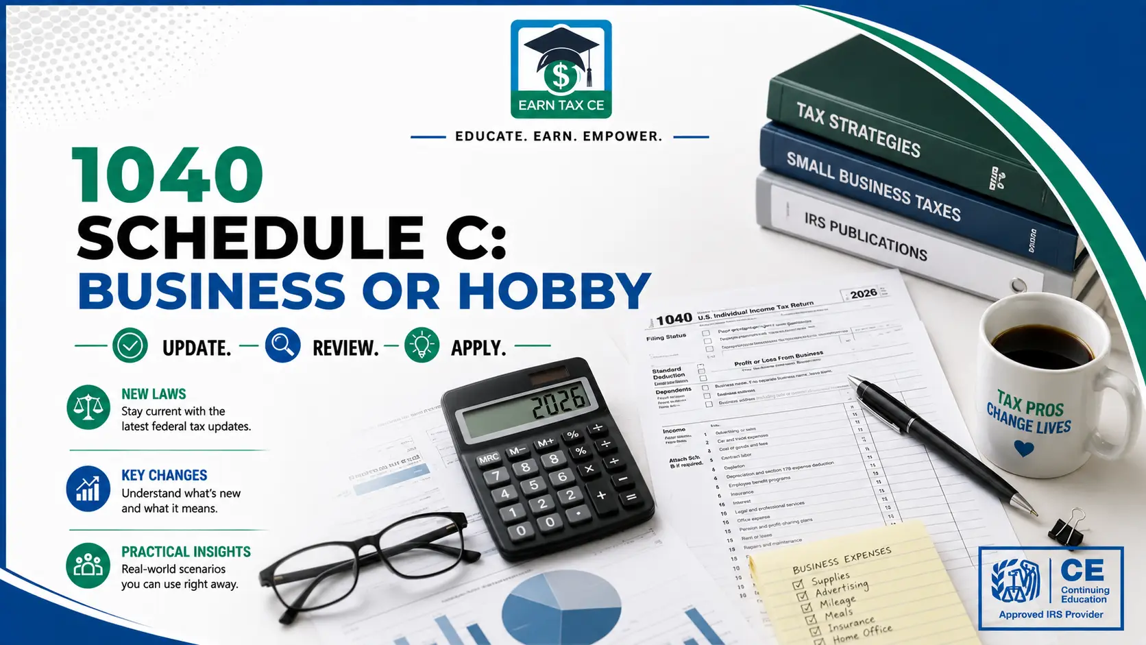 1040 Schedule C: Business or Hobby?
