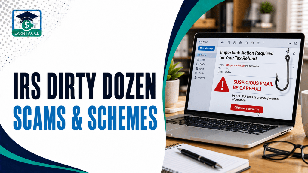 IRS Dirty Dozen – Annual List of Scams and Schemes