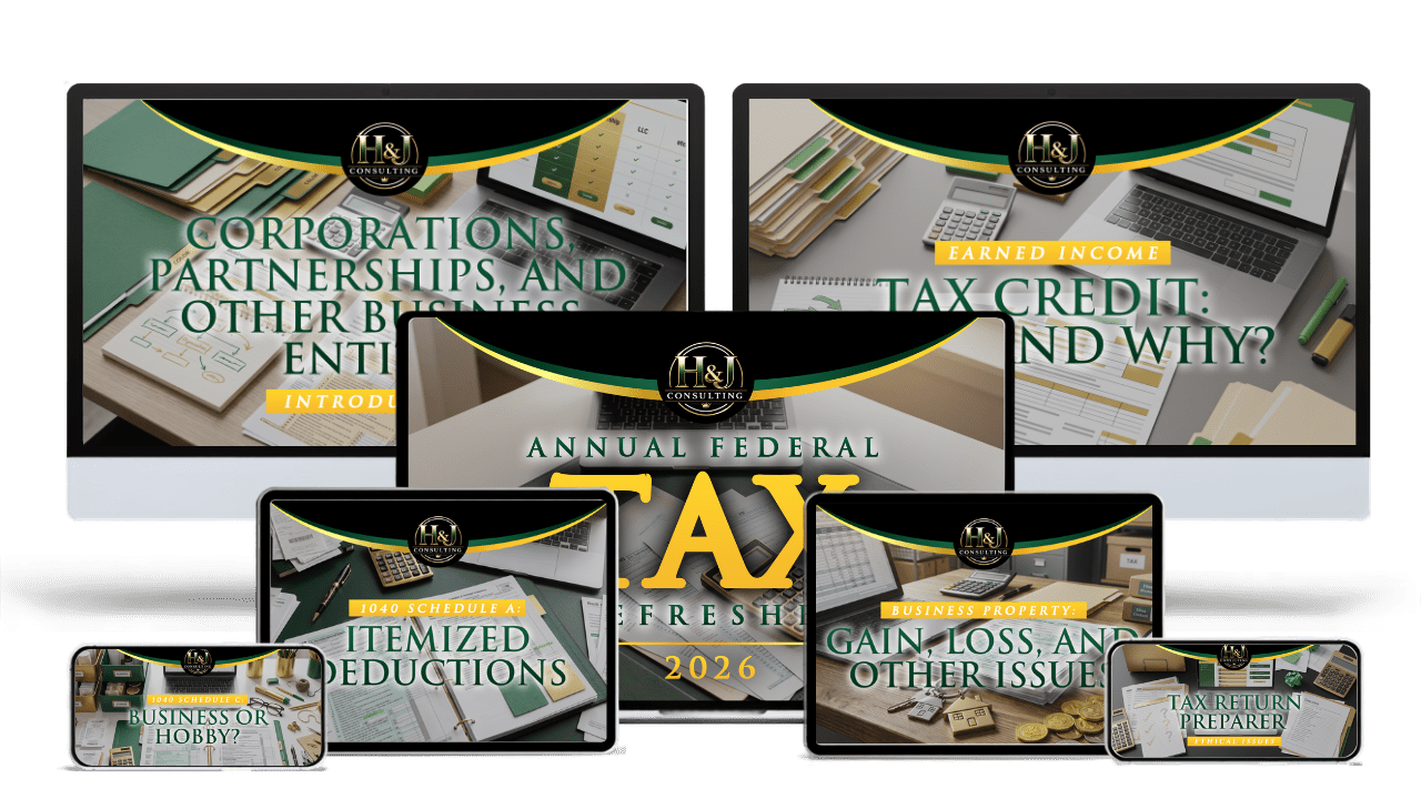 H&J Tax Academy preview