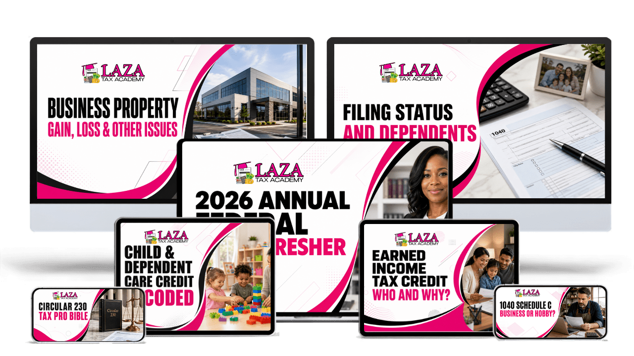 Laza Tax Academy preview