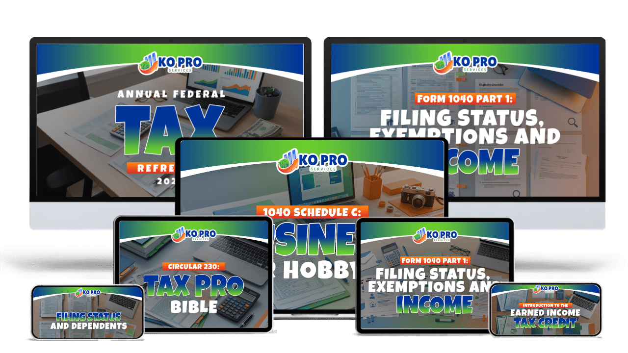 KO Pro Services Tax Academy preview